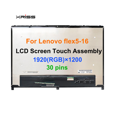 16.0 इंच टच स्क्रीन For Lenovo IdeaPad Flex 5-16 सीरीज फ्लेक्स 5 16ALC7 16IAU7 डिस्प्ले असेंबली FHD 1920x1080